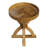 Higgin 22" Mango Wood Pedestal Side Table