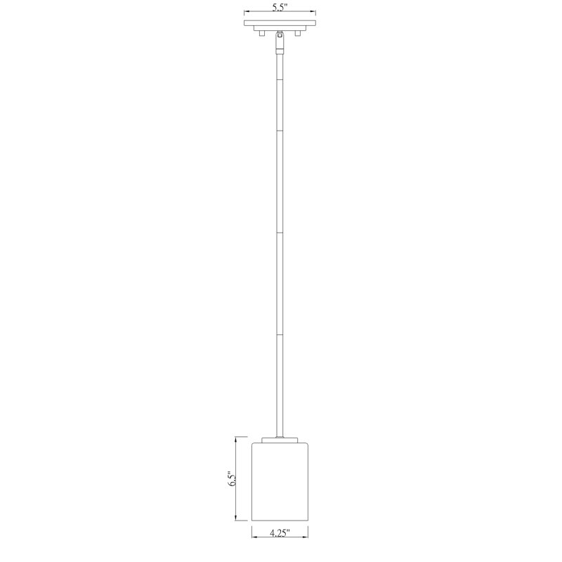 Luminaire suspendu bocal unique 1 lumière Arie, Noir mat