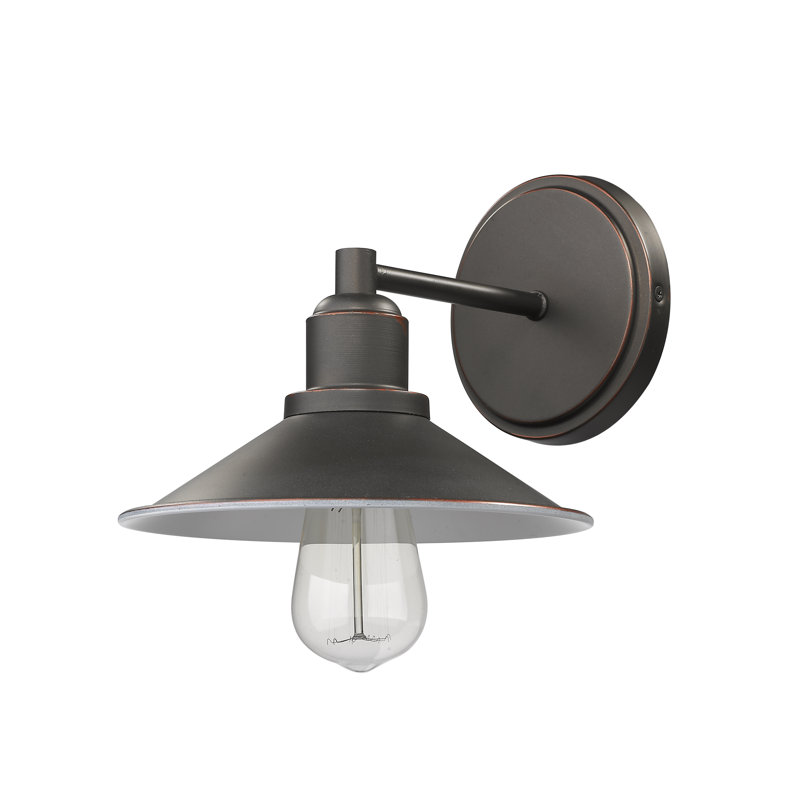 Applique murale 1 lumière pour salle de bain Alyias, Bronze vieilli