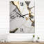 Jahshua - Horloge murale abstraite surdimensionnée en marbre-897964507