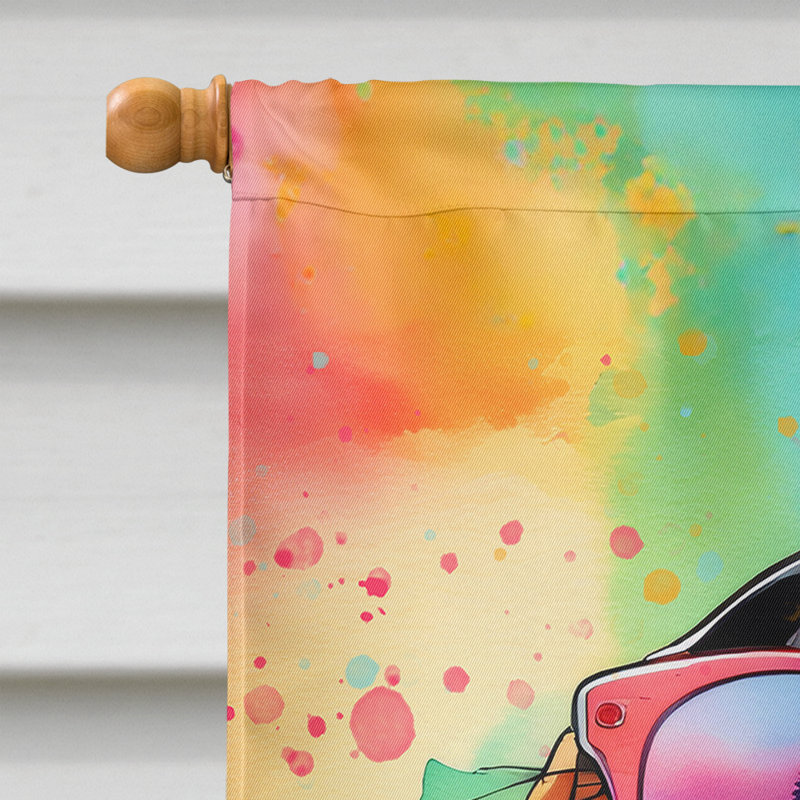 Drapeau de la maison Hippie Dawg, Doberman pinscher