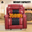 Abba Faux Leather Single Reclining Sofa-965219543