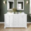 Meuble-lavabo double autoportant Deborah avec plateau en quartz-92725461-98163154-98163155