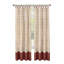 Panneau de rideau simple semi-transparent avec pattes Abbieleigh-97832051-97832050