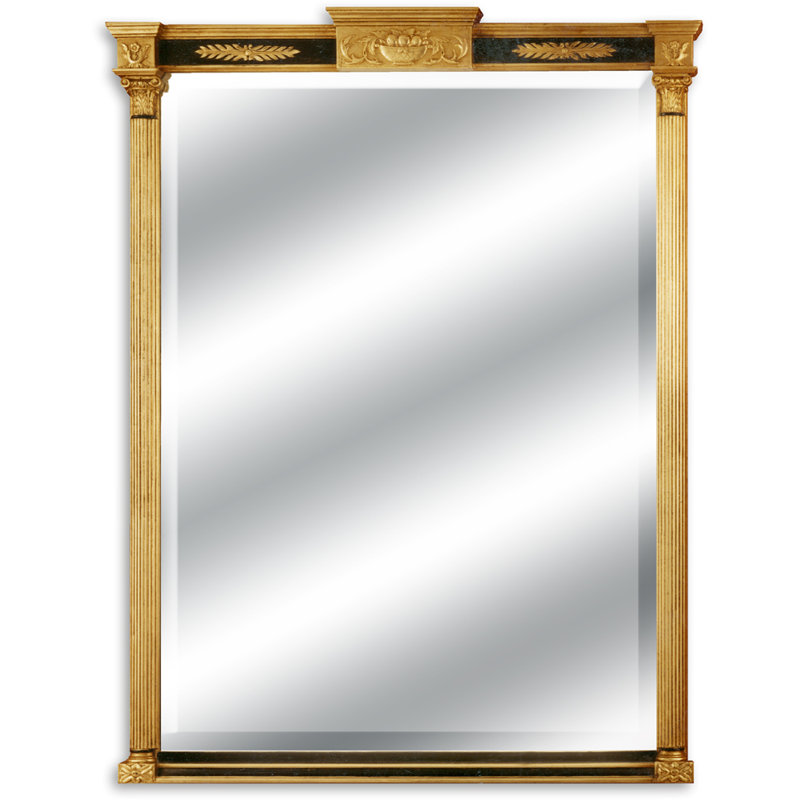 The Ste. Rouget Flat Beveled Wall Mirror, 49" x 36"
