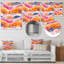 Rose, orange, abstrait, paysage boho II-313230323-313230332