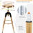 Asine Swivel Adjustable Height Bar Stool-571036923