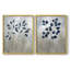 Indigo Foliage I-Premium, reproduction encadrée - prête à être accrochée - aucun clou requis - aucun clou requis-990893930-990893931