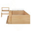 Lit plateforme multifonctionnel en bois avec rangement abondant, coiffeuse encastrée et enceinte confortable pour une chambre à coucher confortable-1921734058