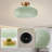 Golden Modern Flat Lamp