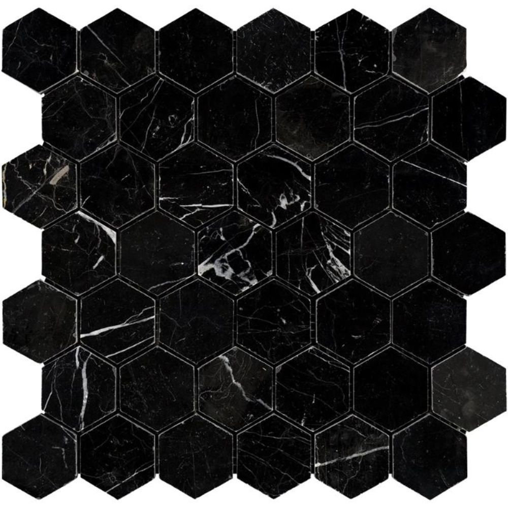 2" x 2" Marble Honeycomb Mosaic Wall & Floor Tile Tile & Mosaic Depot 
