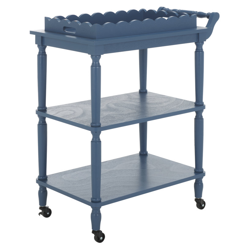 Haven 3 Tier Dining Cart, Blue