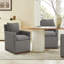 Fauteuil l 23,23 po avec roulettes Bobbi-491686406