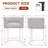 26" Upholstered Metal Barrel Counter Bar Stool-340202085-341230630
