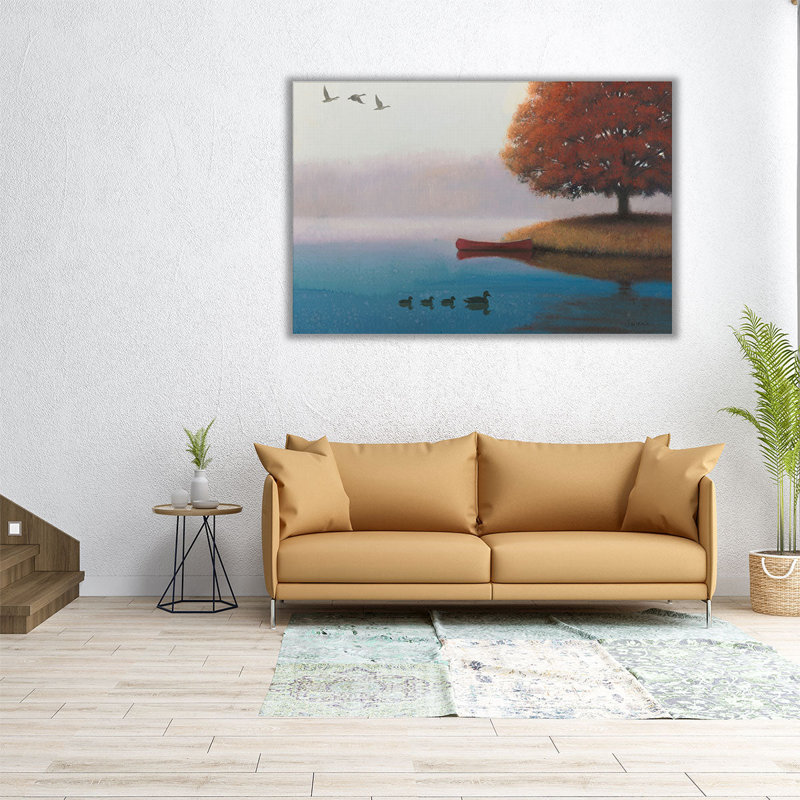 «Early in the Morning», reproduction d'art sur toile, H 32 po x l 48 po