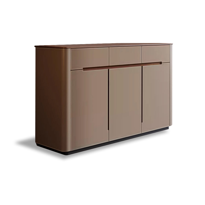 62.99" Brown Rectangular Solid Wood Shoe Storage