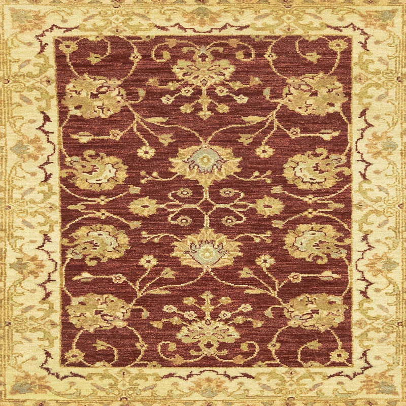 Tapis abstrait moderne 3844, Carré 4 pi