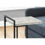 Table de patchwork - Gris Stratifié, métal noir pour loisirs créatifs, accessoires technologiques pour la chambre