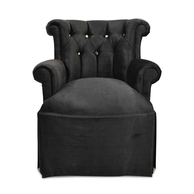 Dior Slipcovered Tufted Armchair