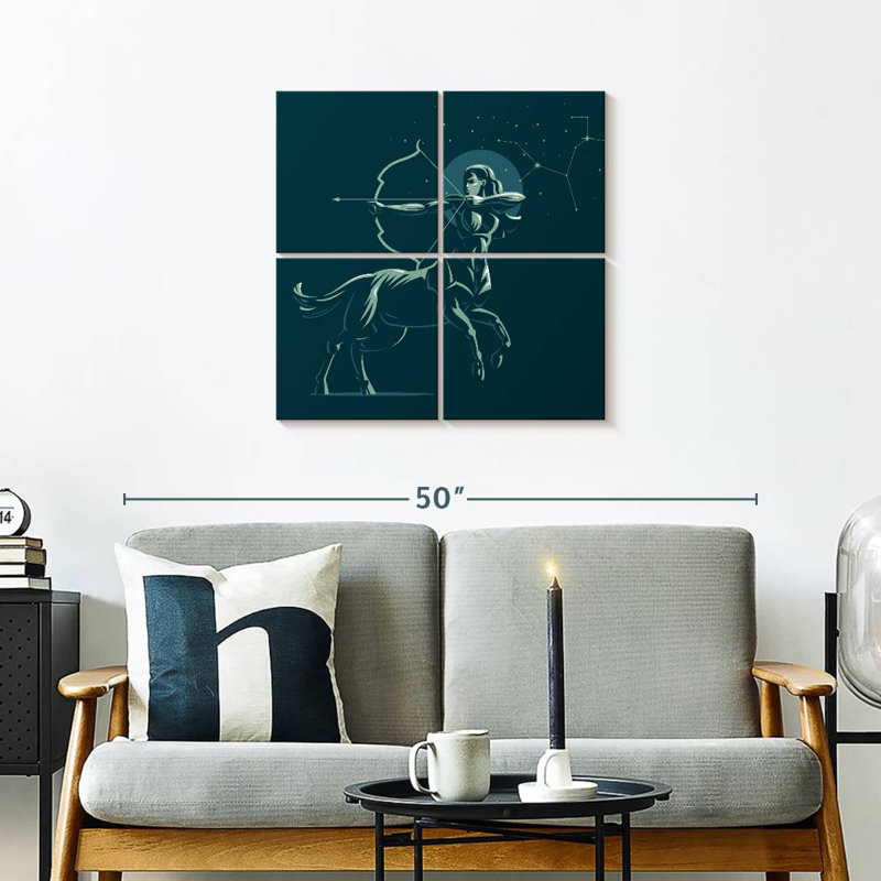 Adella Sagittarius Centaur Constellation, 26" H x 26" W