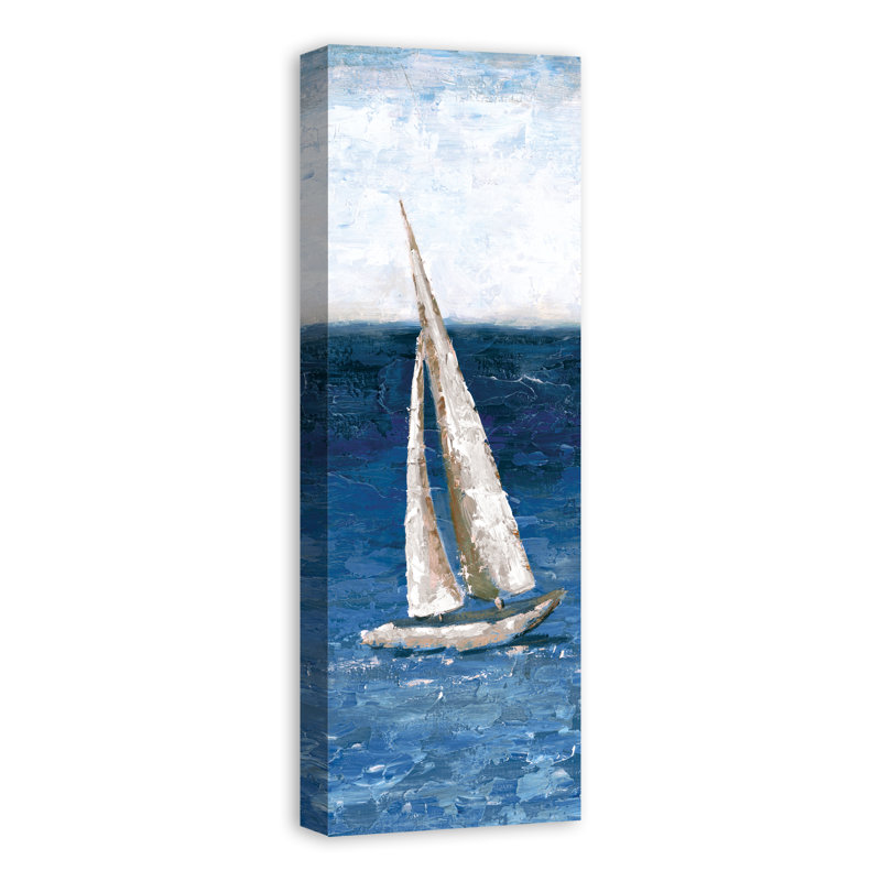 « voilier on the water », reproduction d’impression sur toile, H 60 po x l 20 po, Toile tendue