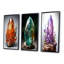 «Orange Spiritual Stone Carnelian», 3 pièces sur toile-1172929041-1172929046