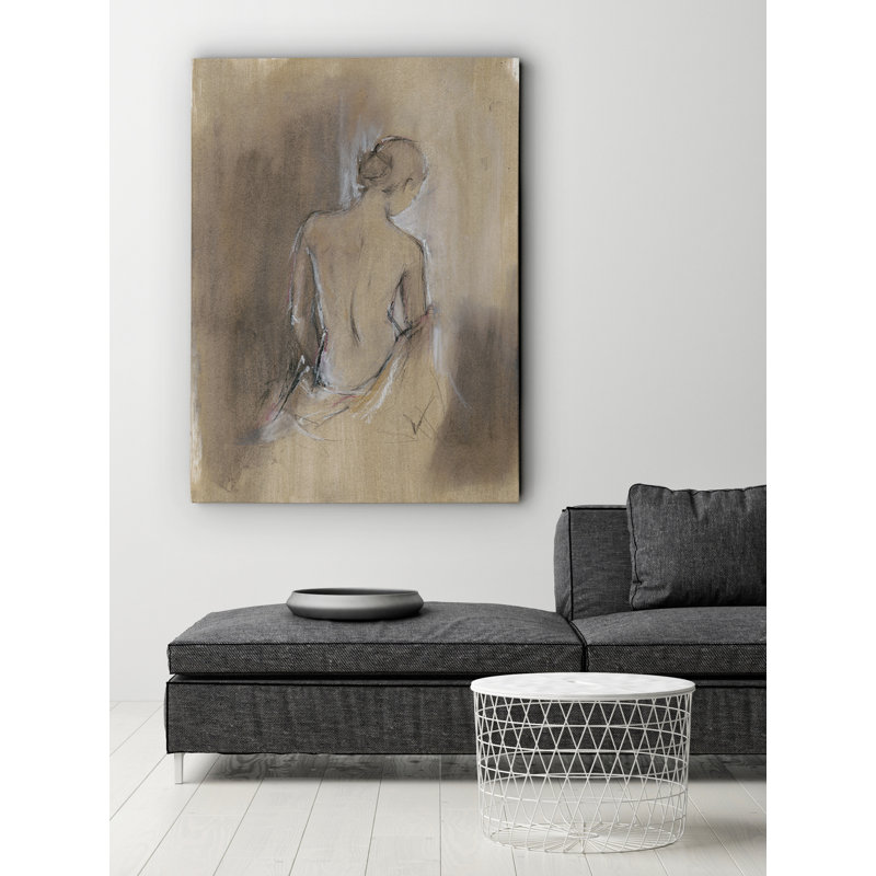 «Draped Figure II», reproduction d'art sur toile tendue, H 36 po x l 48 po x P 1,5 po