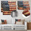 Drapeau des États-Unis de la Constitutional convention - drapeau États-Unis, art mural en métal, impression d'art moderne en métal-1051556742