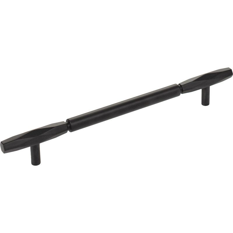 Kingsmill Bar Pull, Flat Black, 7 9/16" Center to Center