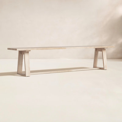 Shea 86.5'' Teak Outdoor Bench