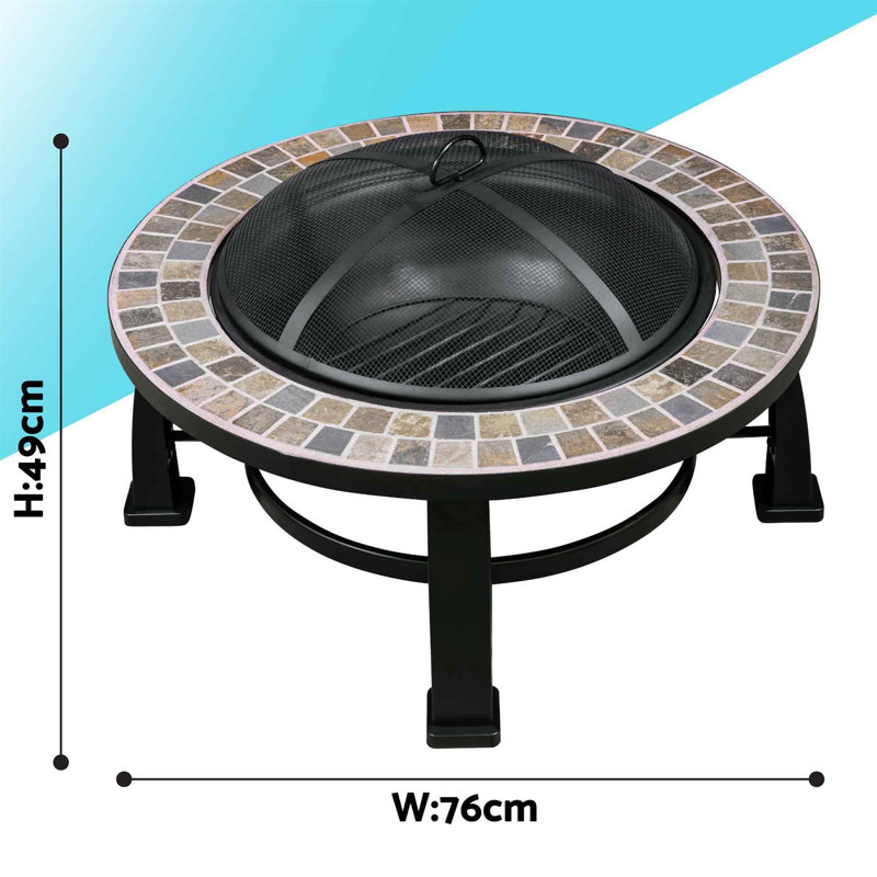 Round Steel Smokeless Fire Pit