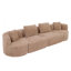 Canapé modulaire surdimensionné avec emballage de compression-129756528-129756531