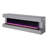 71" TV Stand with Visual Flame Box Grey Mirror-294451374