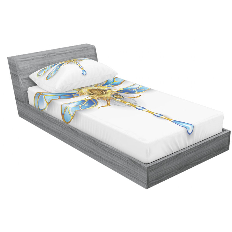 Microfiber Sheet Set, Twin XL Sheet Set with Fitted Sheet