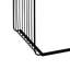 Metal Black Nesting Table For Living Room Furniture, Nest of Tables with Glass Top, End Table