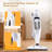 10-in-1 1550W Fast Heat Steam Mop  with Detachable Handheld Steamer for Multi-Surface Home Cleaning，silver-124454268
