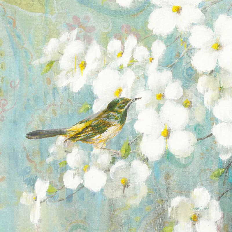 Rêve de printemps V, H 30 po x l 30 po