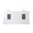 72'' Double Bathroom Vanity with Marble Top-160663132