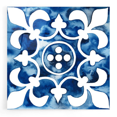 " Cobalt Tile III " by Grace Popp