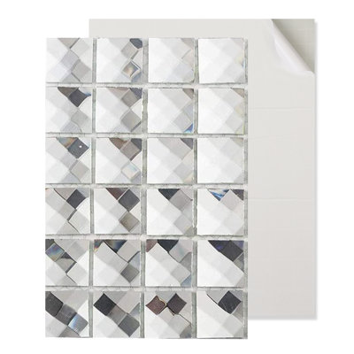 Carrelage mosaïque carré en verre Diflart