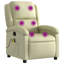  Fauteuil inclinable de massage standard en cuir véritable crème-283785536