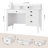 2-Piece Office Set, S-Shape Open Bookshelf & Computer Desk Set,  Modern Computer Desk with Storage Drawers +6-tier tall bookcase-2019345172