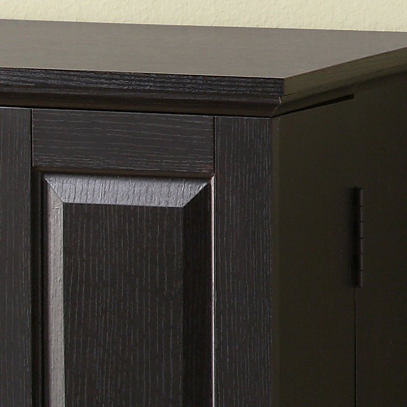 Phillipston Unfinished TV Stand for TVs up to 48", Black