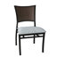 Chaise d'appoint Aire - Terre antique / noyer noir-63361369-62379907