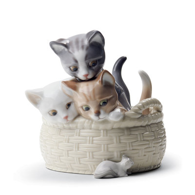 Figurine Curious Kittens