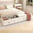  41.3" Shoe Bench with Lift Top Storage,10 Pair Linen Blend Upholstered Shoe Storage Bench-912220862