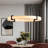 23.6-Inch Round LED Marble Chandeliers