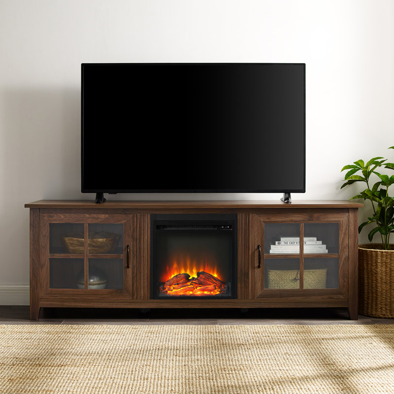 Meuble télé 70 po Modern, Noyer foncé