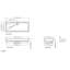 Cube 36'' L Bathroom Sink-110842998
