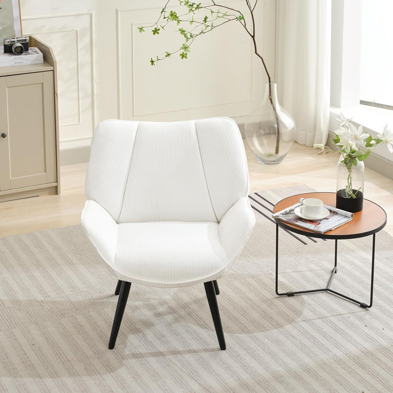 Marlow Home Co. Side Chair, White, White